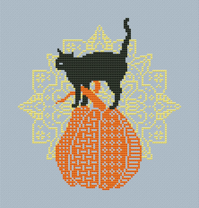 Pumpkin 2 - PDF Cross Stitch Pattern