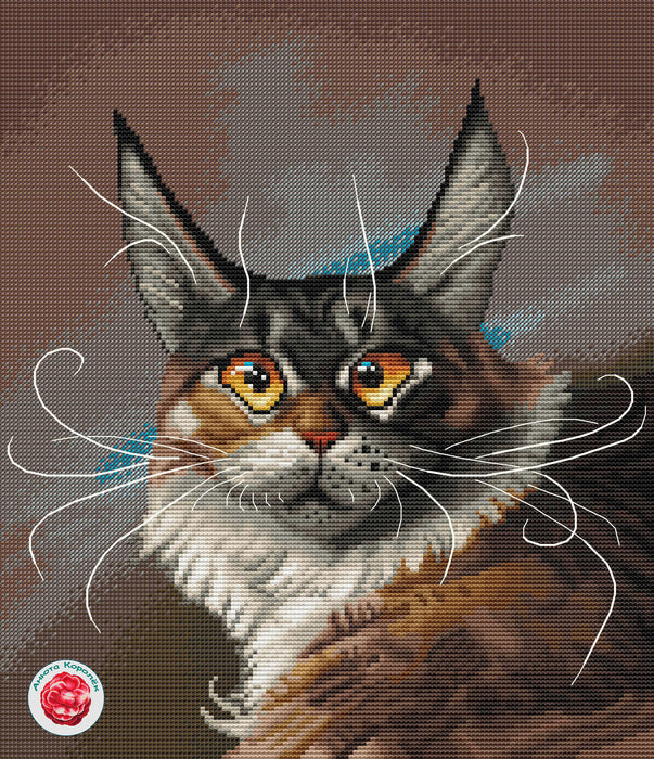 Maine Coon - PDF Cross Stitch Pattern