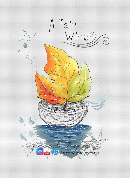 A fair wind - PDF Cross Stitch Pattern