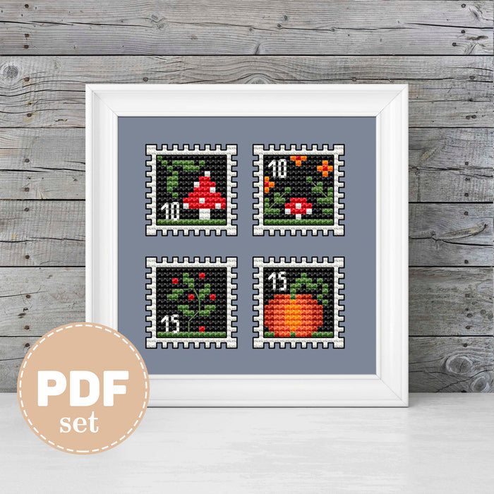 Night in forest - PDF Cross Stitch Pattern