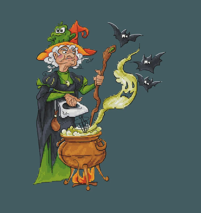 Witch`s potion - PDF Cross Stitch Pattern