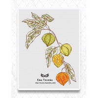 Physalis - Free PDF Cross Stitch Pattern