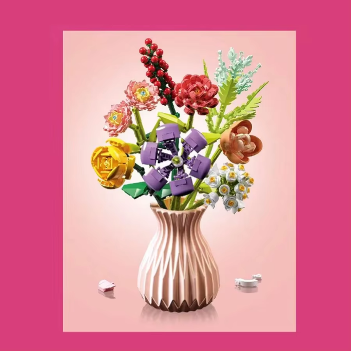 Constructor flower bouquet in a vase F07M9-8(109)