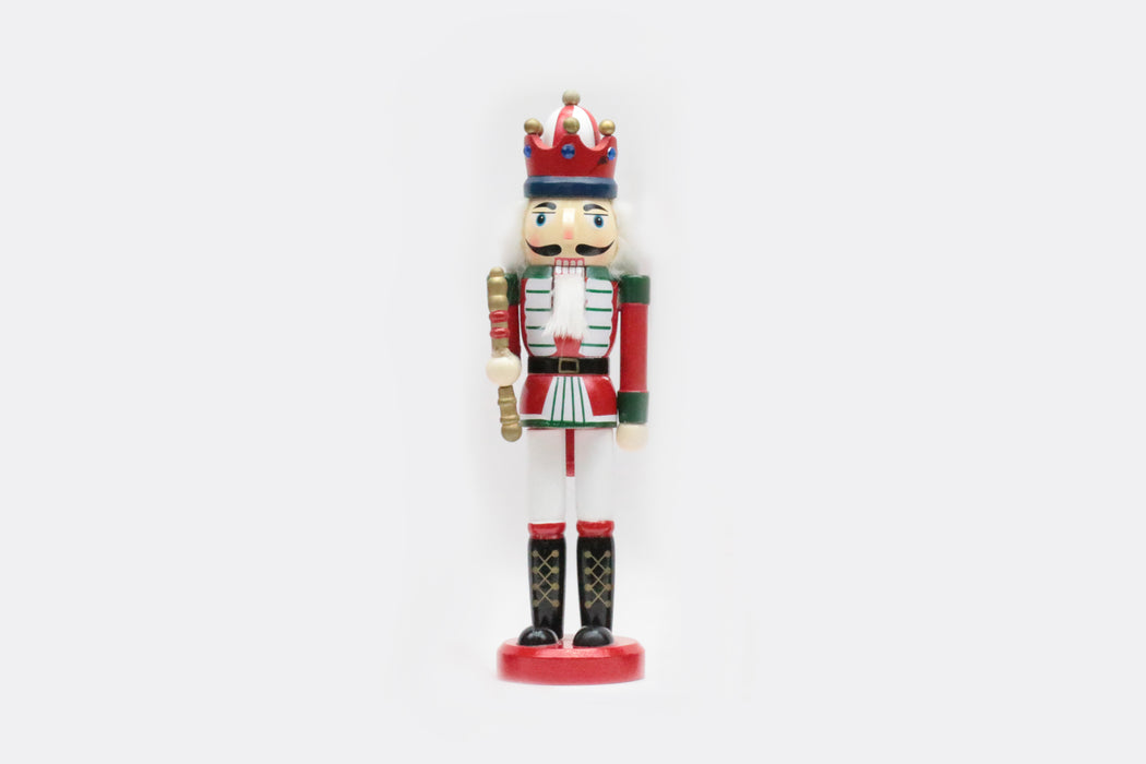 Wooden Festive King Nutcracker Wizardi F07M6-13D