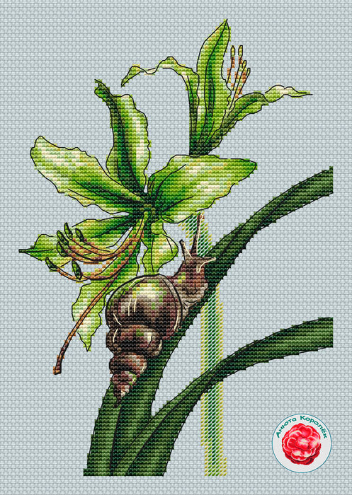 Snails - PDF Cross Stitch Pattern