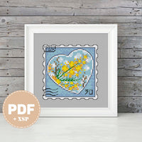 Mimosa - PDF Cross Stitch Pattern