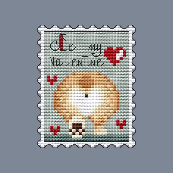 Be my valentine - PDF Cross Stitch Pattern