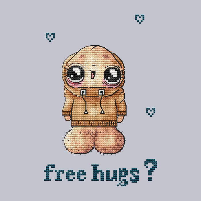 Free hugs - PDF Cross Stitch Pattern