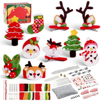 Christmas Needle Felting Kit. Wizardi DIY Wool Craft Kit F07N8-Z-13