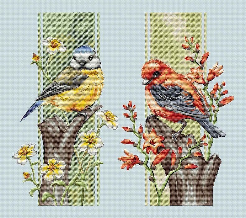 Featherful Summer - PDF Cross Stitch Pattern