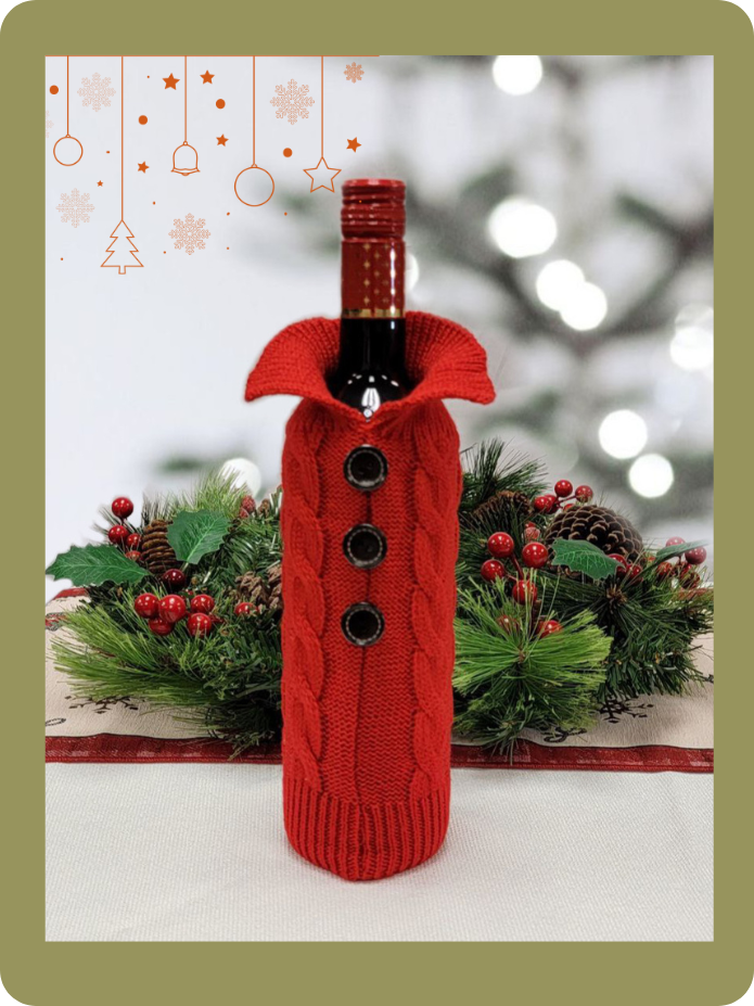 Christmas Bottle Cover