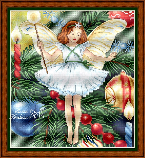 Christmas fairy - PDF Cross Stitch Pattern