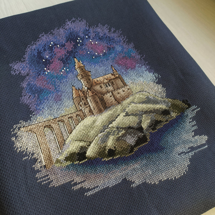 Castle on the edge of the Earth - PDF Cross Stitch Pattern