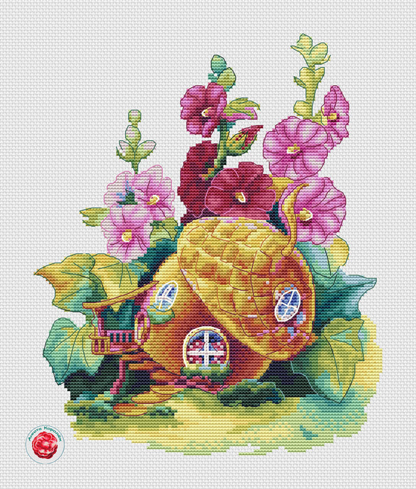 Acorn House - PDF Cross Stitch Pattern