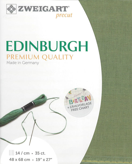 Precut Edinburgh  36 count Agave 3217/6018