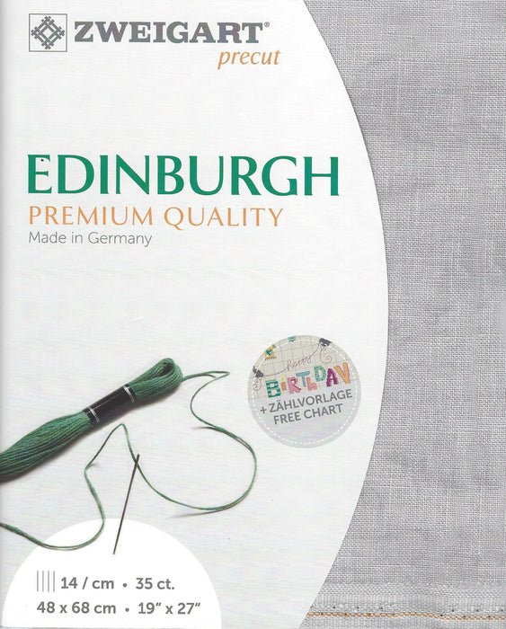 Precut Edinburgh Vintage 36 count Vintage Gray 3217/7729