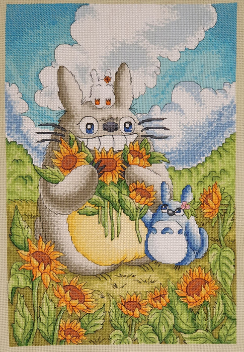 Summer Totoro - PDF Cross Stitch Pattern