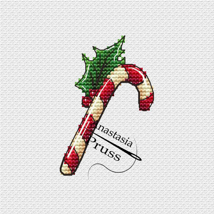 New Year's lollipop - PDF Cross Stitch Pattern