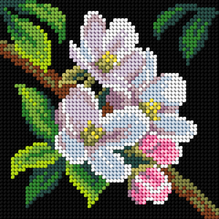 Gobelin canvas for halfstitch without yarn Apple Blossom 3479D