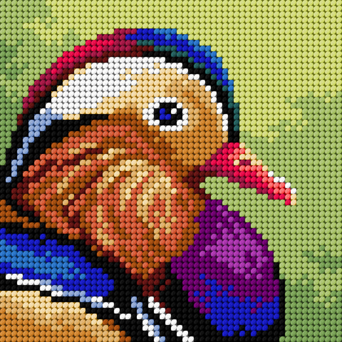 Gobelin canvas for halfstitch without yarn Mandarin Duck 3514D