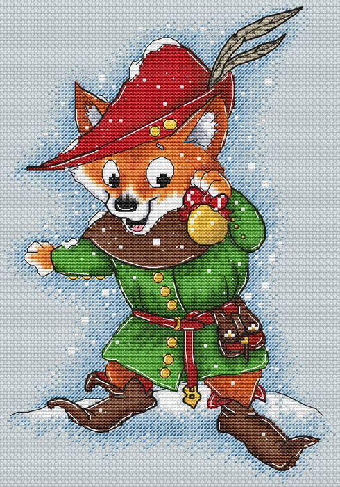 Robin the Fox - PDF Cross Stitch Pattern