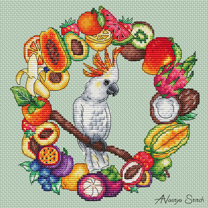 Сockatoo - PDF Cross Stitch Pattern