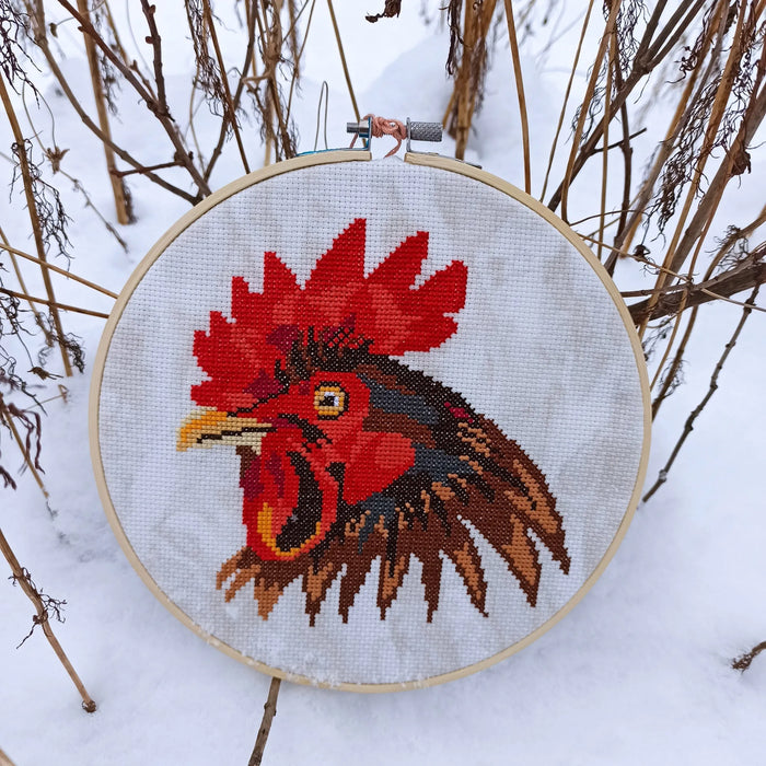 Rooster - PDF Cross Stitch Pattern