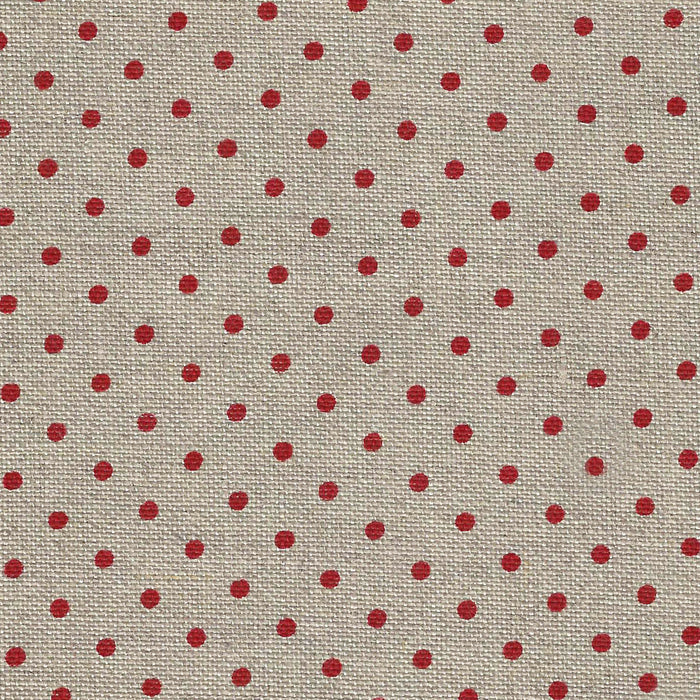 Precut Zweigart Belfast Petit Point 32 count Raw Linen/Red Dots 3609/5391