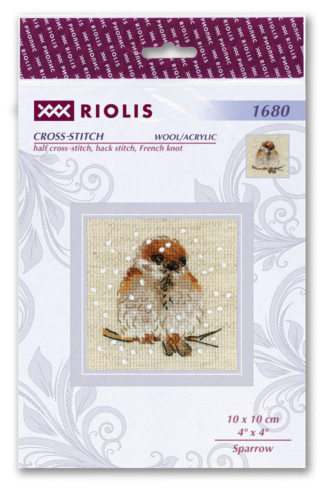 Sparrow R1680 Counted Cross Stitch Kit