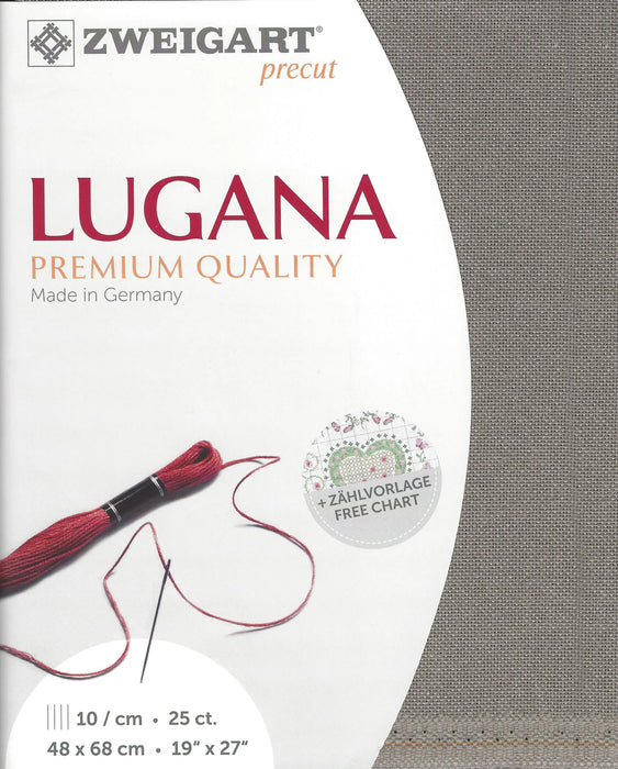 Precut Lugana 25 count Granit 3835/7025