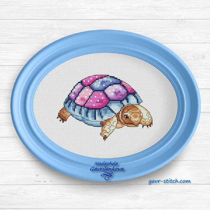 Space Turtle - PDF Cross Stitch Pattern