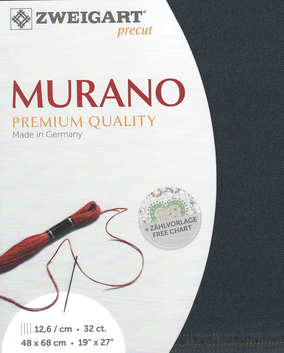 Precut Murano 32 count Charcoal Gray 3984/7026