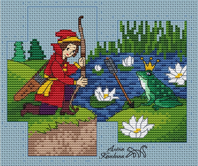 The Frog Princess - PDF Cross Stitch Pattern