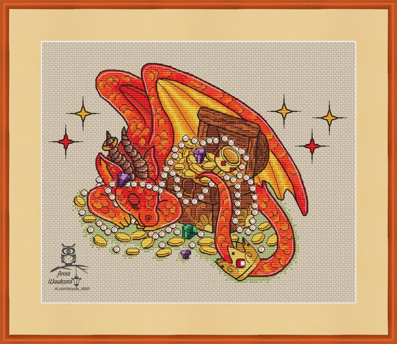 Dragon's Treasury - PDF Cross Stitch Pattern