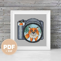 Meeting in the Forest - PDF Cross Stitch Pattern