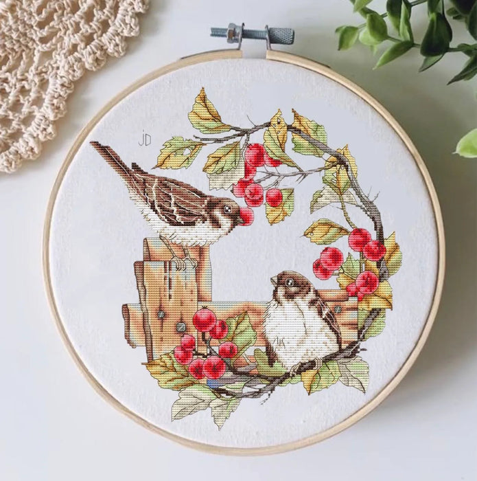 Fence. Hawthorn - PDF Cross Stitch Pattern