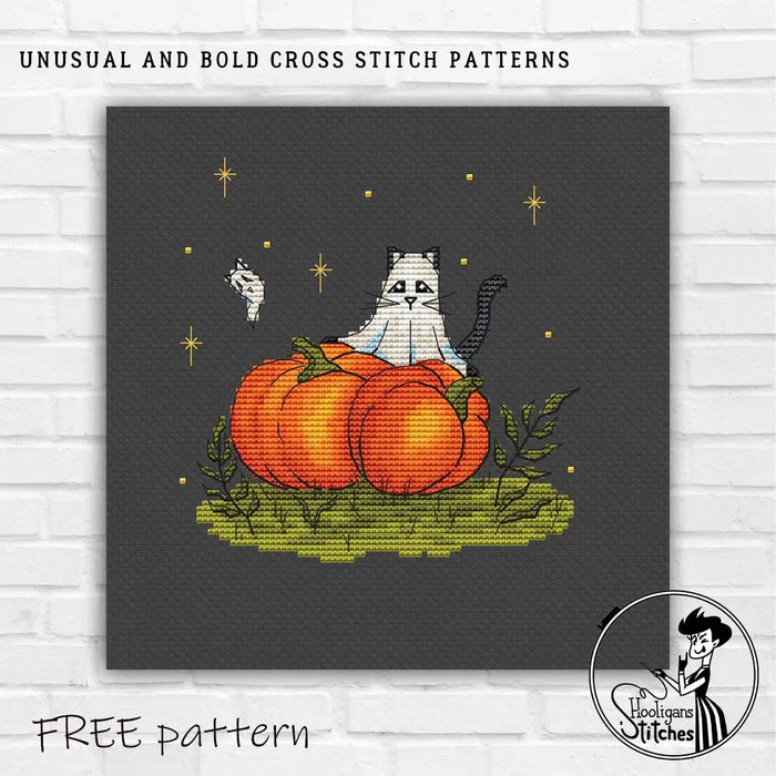 Free Pumpkins - Free PDF Cross Stitch Pattern