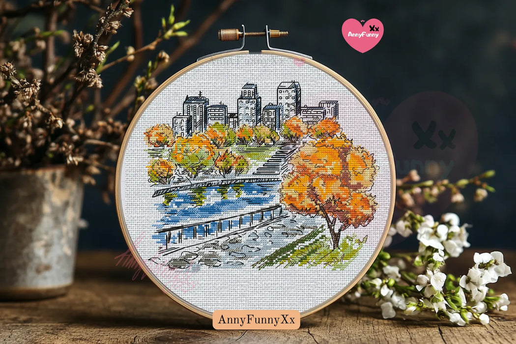 Lyrics of Autumn - PDF Cross Stitch Pattern