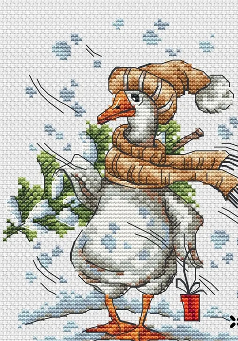 Geese - Seasons. Autumn - PDF Cross Stitch Pattern