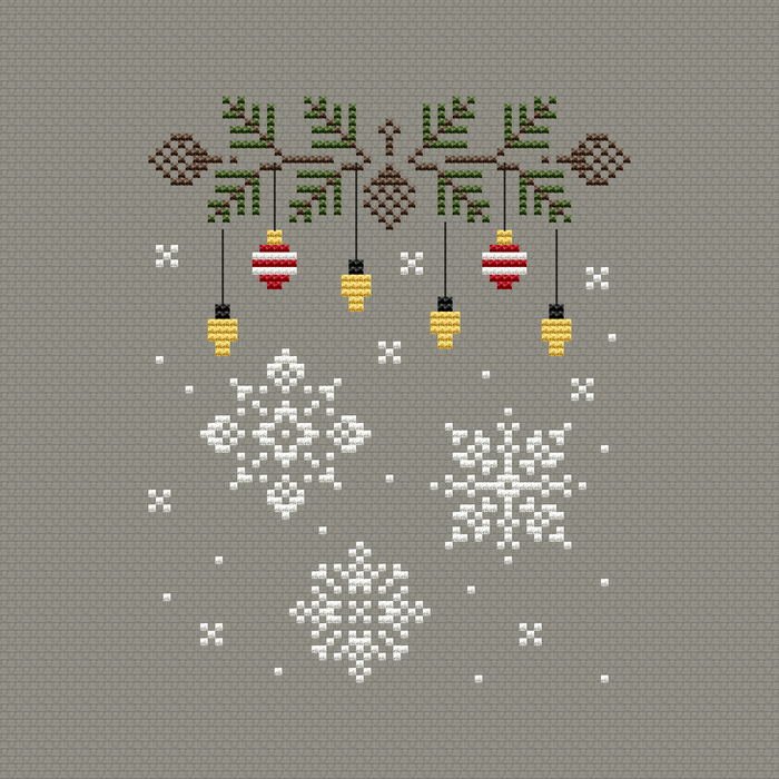 Snowflakes - PDF Cross Stitch Pattern