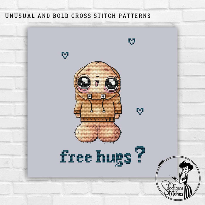 Free hugs - PDF Cross Stitch Pattern