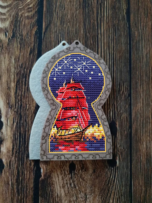 Scarlet sails. Saint-Petersburg - PDF Cross Stitch Pattern