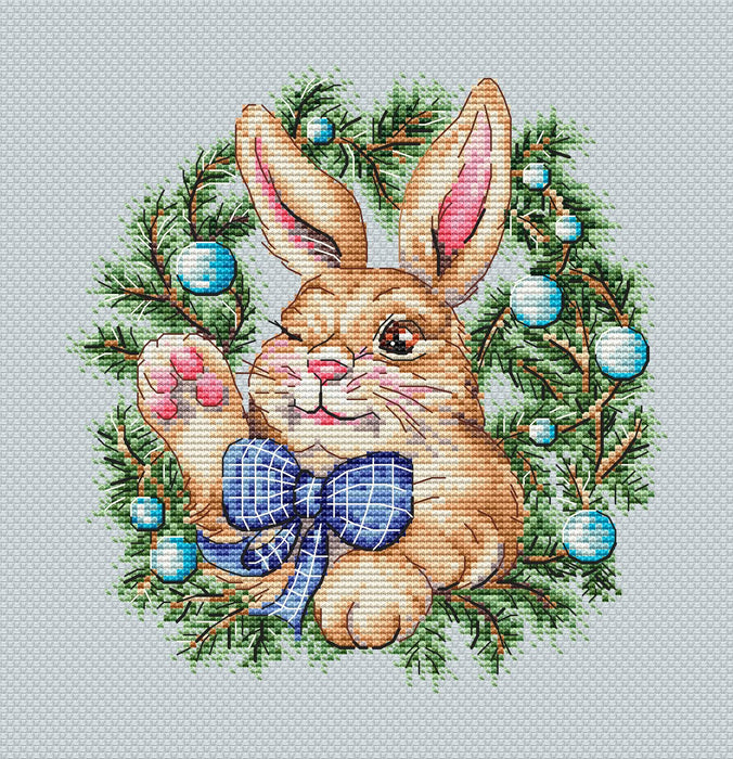 Sampler with rabbits 2 - PDF Cross Stitch Pattern