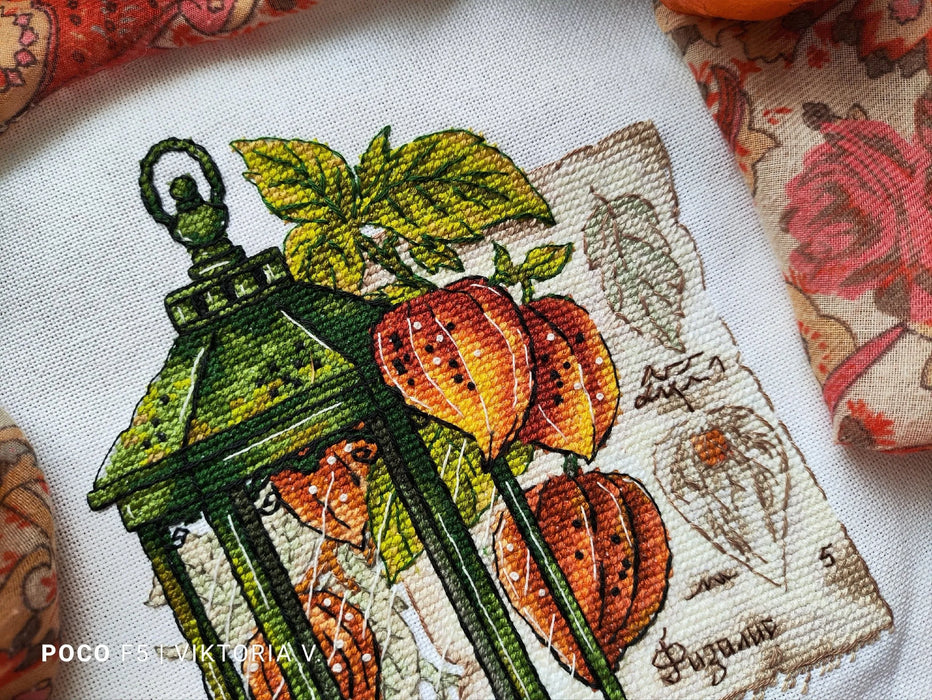 Physalis - PDF Cross Stitch Pattern