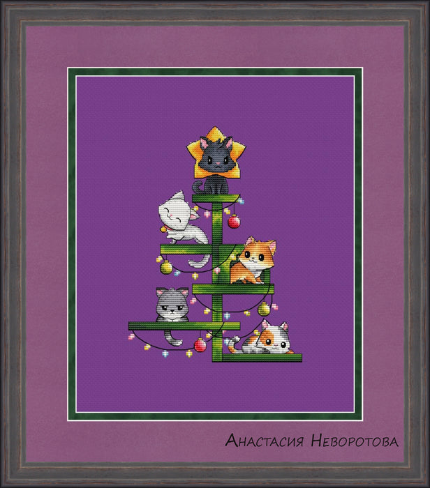 The Cat Tree - PDF Cross Stitch Pattern