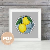 Lemon - PDF Cross Stitch Pattern
