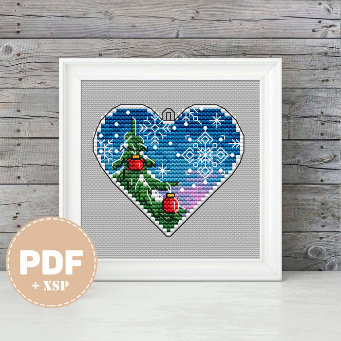 New Year`s Night - PDF Cross Stitch Pattern