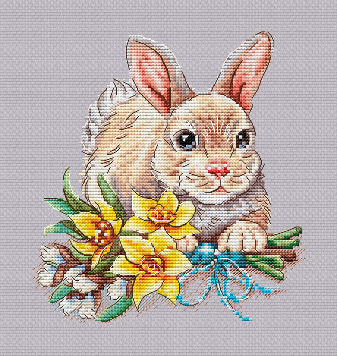 Easter Sampler. Rabbit - PDF Cross Stitch Pattern