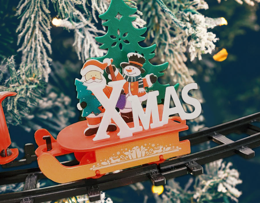 Christmas Train with Christmas Tree Stand F07M4-35-W268