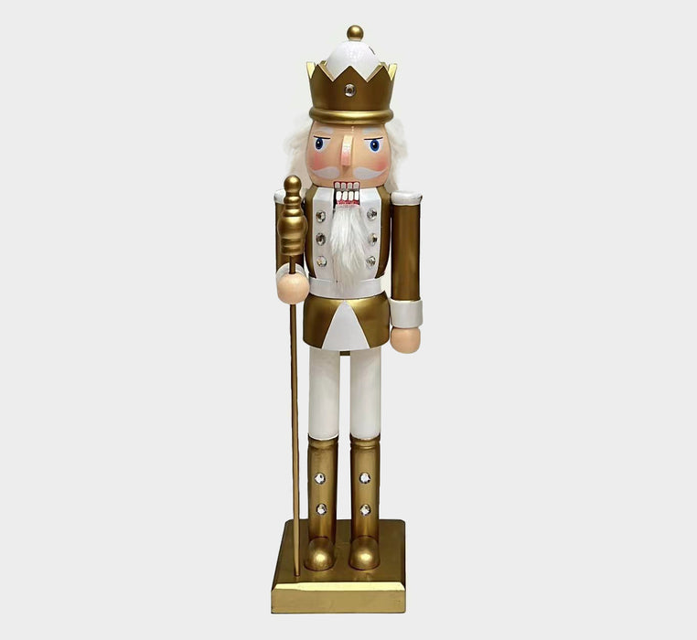 Wooden Golden Soldier Nutcracker Wizardi F07M6-14B